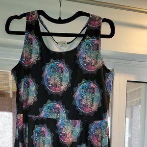 Dr. Who Tardis Stained Glass ArtsCow Design